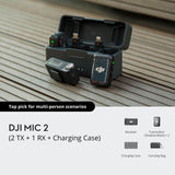 DJI Mic 2 2 TX  1 RX  Charging CaseFCC