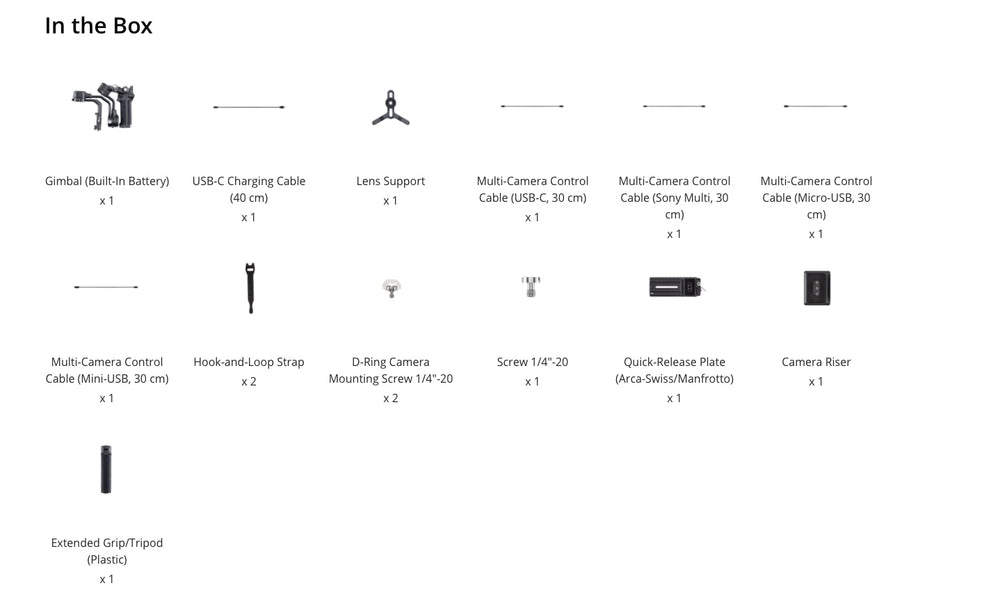 DJI RS 2 Gimbal Stabilizer
